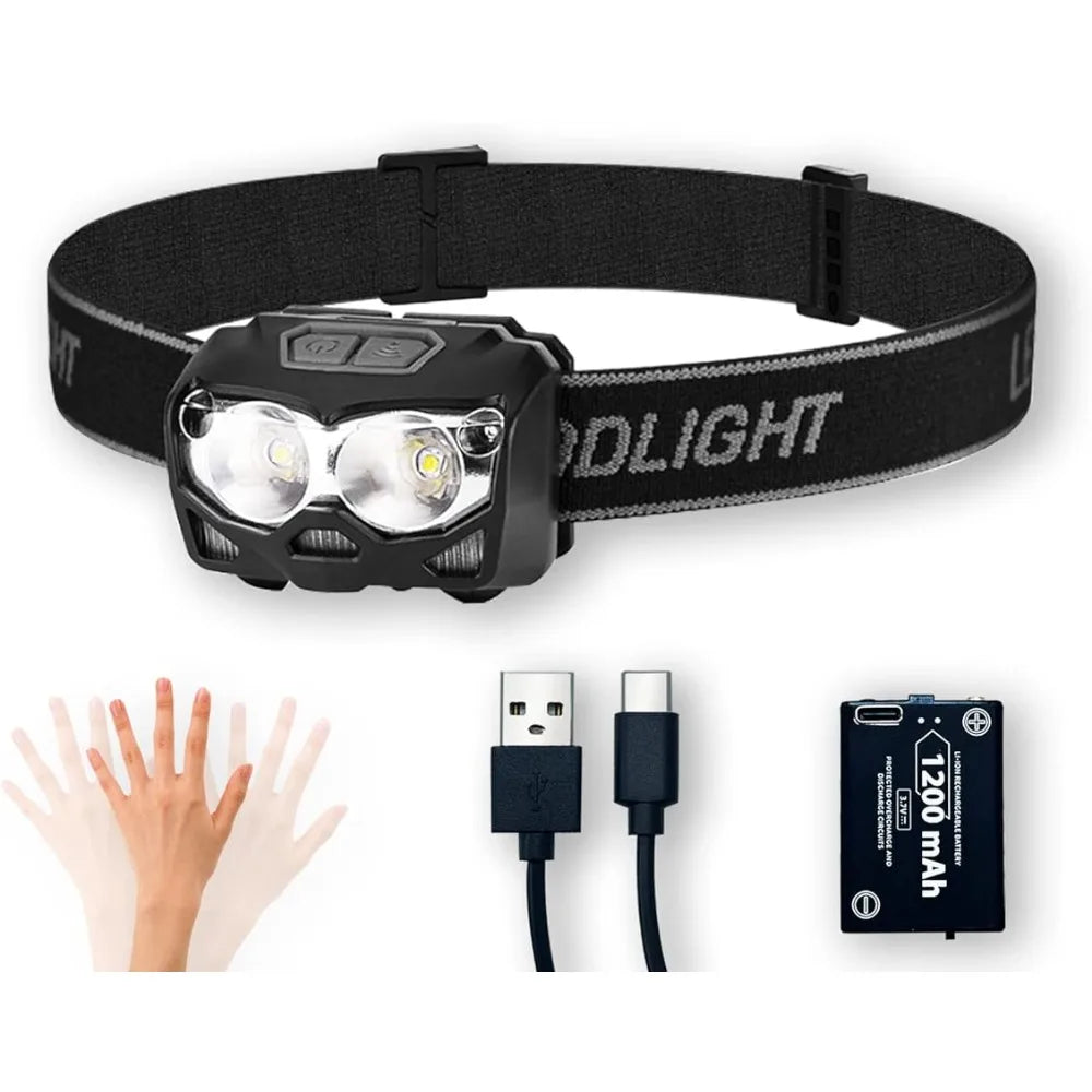OSITE SKY 500 Lumen USB-C Rechargeable Headlamp &ndash; Waterproof and Hands-Free Illumination