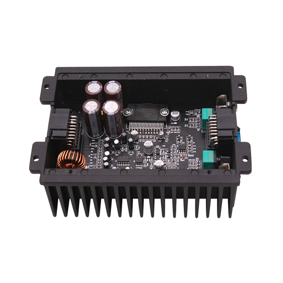 Auto zesilovač 80W 4-kanálový DSP Hi-Fi s Android velkým displejem, hliník