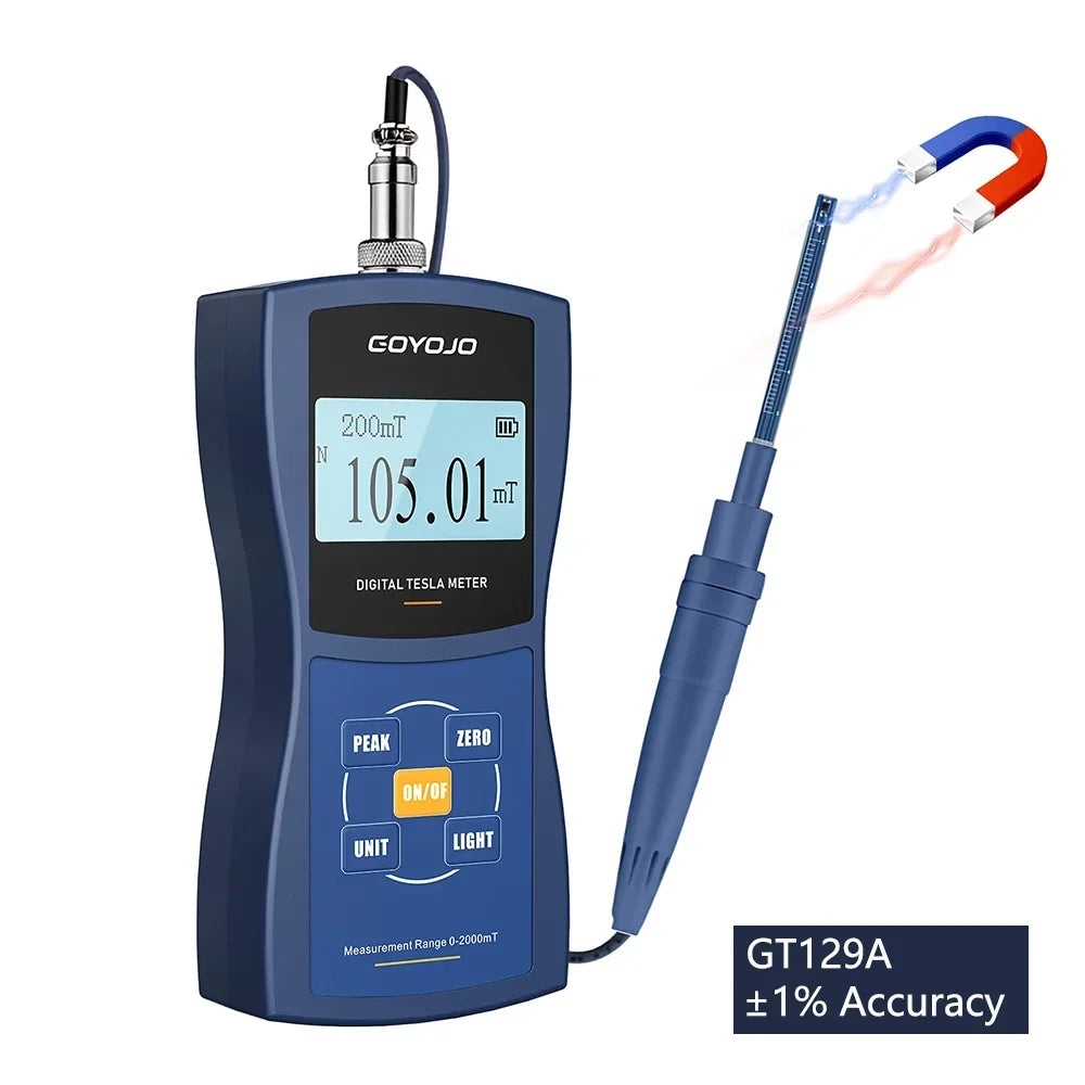 Using Tesla Meter Permanent Magnet Gauss Meter Handheld Digital Tesla Meter Magnetic Flux ...