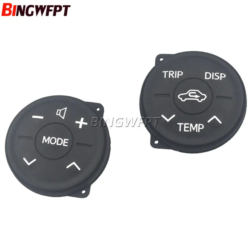 2PC Multifunction Steering Wheel Switch Control Button Panel Rubber For Toyota Prius 30 09-13 Prius Eco 10-13 ZWV30 XW30 10-12 by InterCyprus Trading Ltd