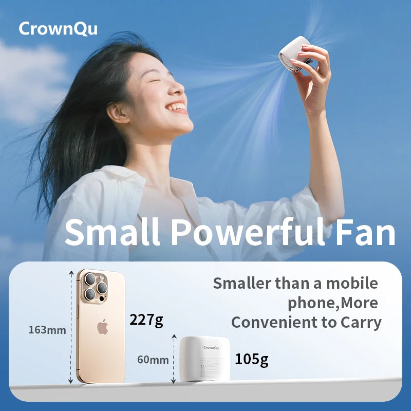 Portable Waist Clip Fan &ndash; 360 Degree Adjustable Strong Wind