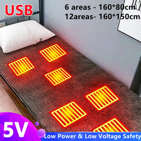 Electric Heating Blanket USB Car &ndash; Three Speed Thermostat