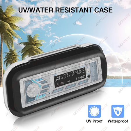 1Din Boat Radio Housing Cover - Waterproof Protection