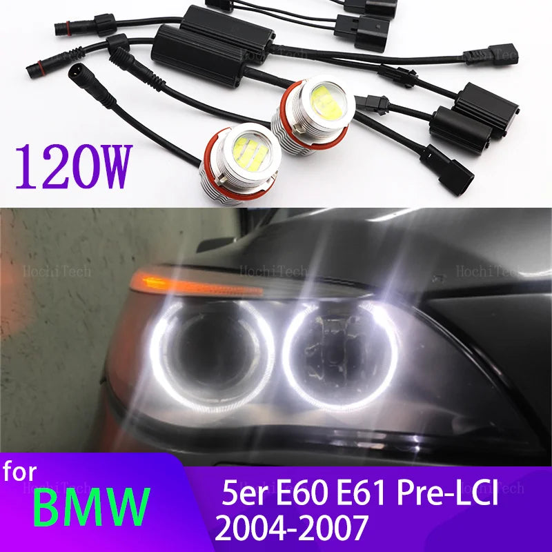 Bombilla LED Angel Eyes Canbus sin error para BMW 5 Series E60 E61 Pre-LCI 04-07
