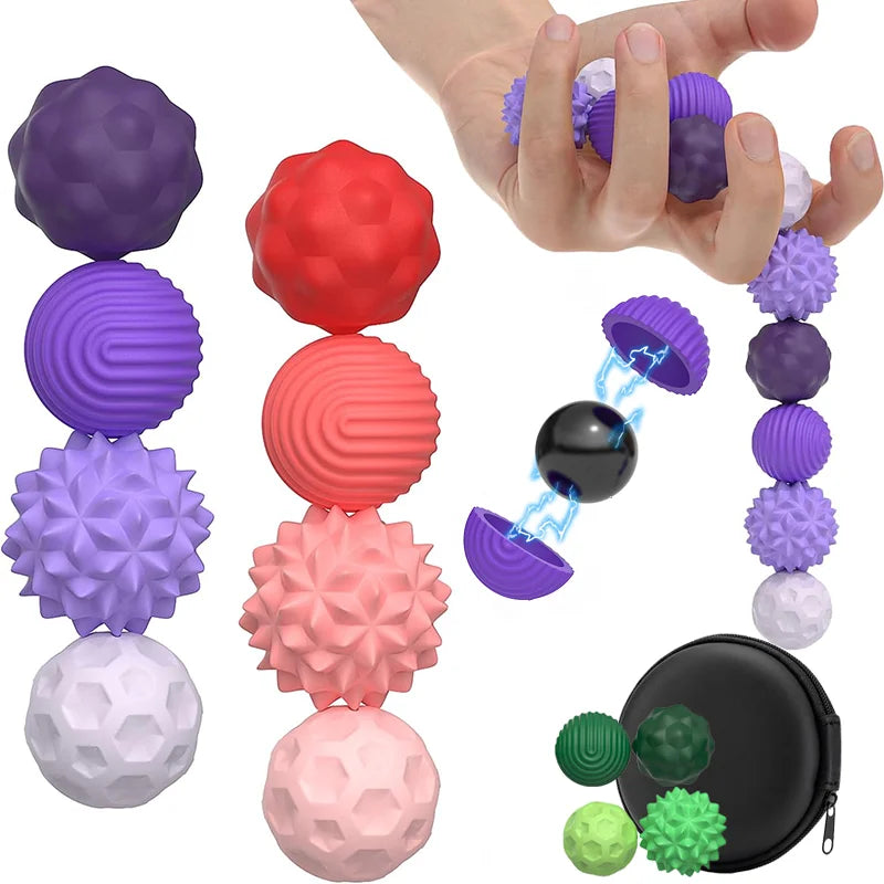 Kid Silicone Magnetic Sensory Balls &ndash; Calming Fidget Toy