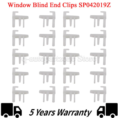 SP042019Z Window Blind End Clips for Seitz Dometic Flyscreen - 5 L/H &amp; 5 R/H Pairs