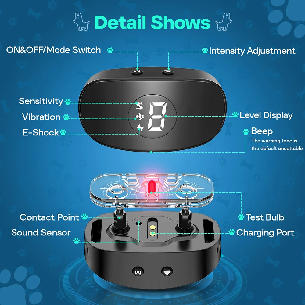 Anti Barking Dog Collar 778 &ndash; Rechargeable Bark Stopper