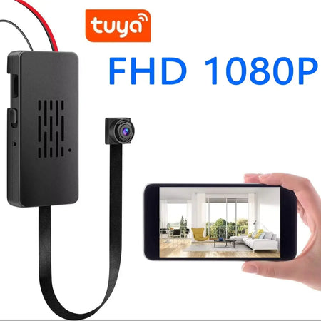 Tuya 1080P WiFi Mini Camera &ndash; Real-Time Home Surveillance Default Title