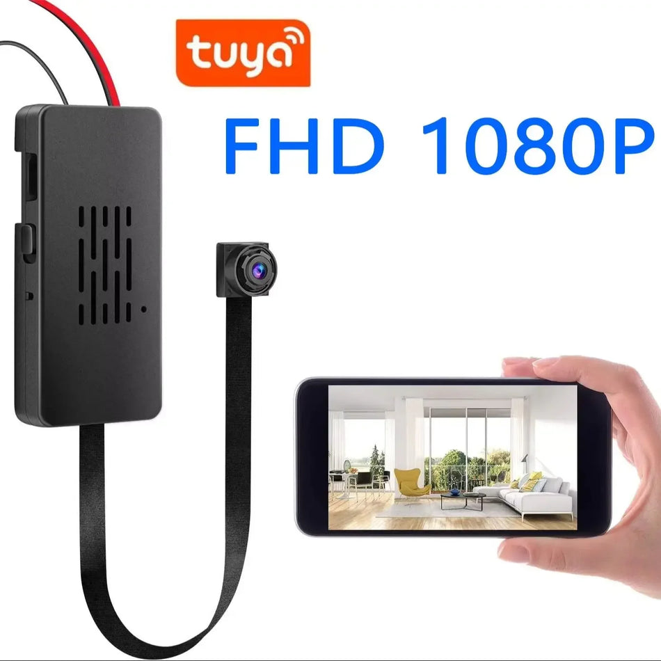 Tuya 1080P WiFi Mini Camera &ndash; Real-Time Home Surveillance Default Title
