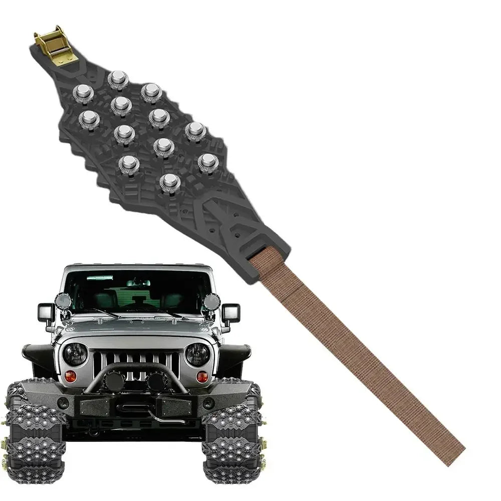 Car Winter Snow Chains &ndash; Superior Traction On Snow Anywhere black 1pc