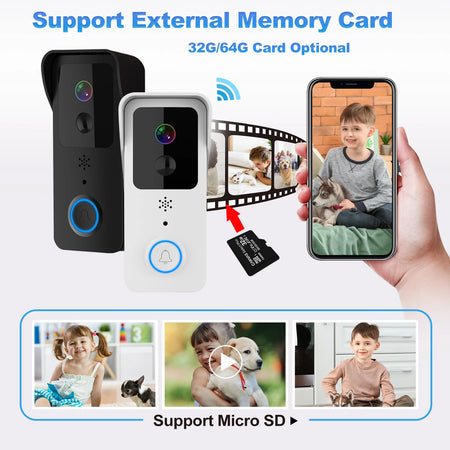 5G 2.4G WiFi Video Doorbell