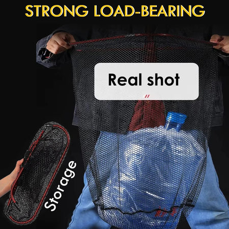 MBLN Portable Carbon Fiber Fishing Net with Retractable Alloy Head