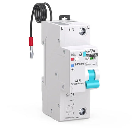 TONGOU TOQCB2 Smart WiFi Power Metering Circuit Breaker with Remote Control