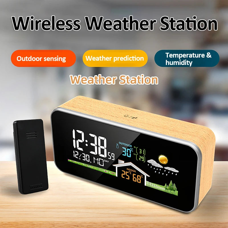 Wireless Weather Station Clock &ndash; Digital Thermometer