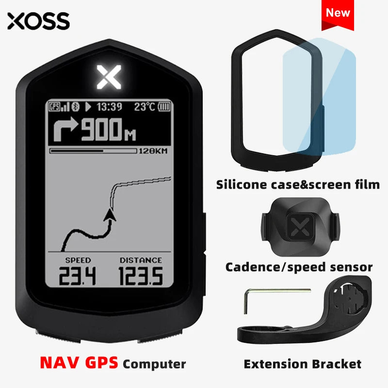 XOSS NAV Plus &ndash; Advanced GPS Navigation for Cycling NAV with Sensor