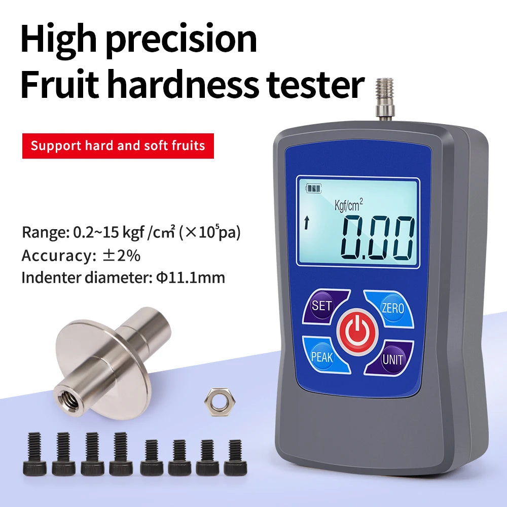 GY-M30/M15 Fruit Hardness Tester &ndash; Wide Range 0.2 to 30 Kgf GY-M15 0.2-15
