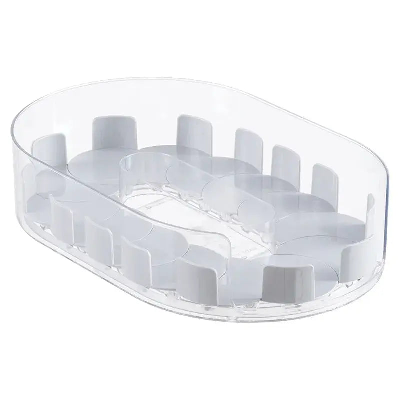 360 Rotating Refrigerator Storage Box Multifunctional Spice Organizer Simple Drink Tray for Kitchen Countertop by InterCyprus Trading Ltd