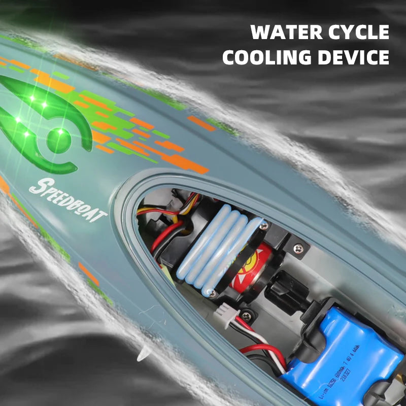 RC Racing Boat 25KMH High Speed 2.4GHz - Capsize Protection