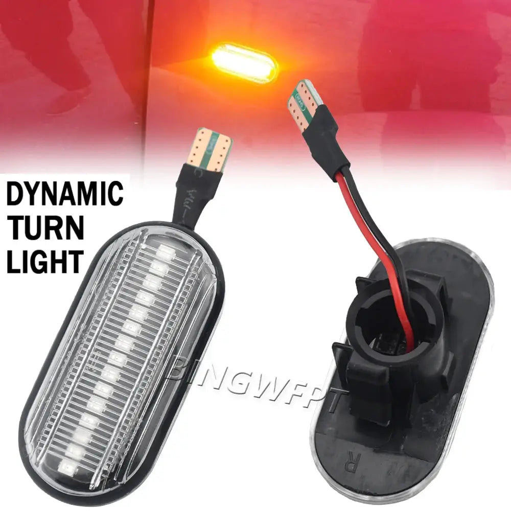 2X LED Dynamic Turn Signal Lights Side Marker For Renault Clio Trafic Kangoo Twigo Dacia Logan Duster Nissan Interstar Primastar by InterCyprus Trading Ltd