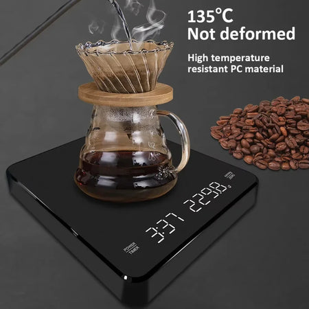 Digital Espresso Coffee Scale With Timer &ndash; 0.1g Increments
