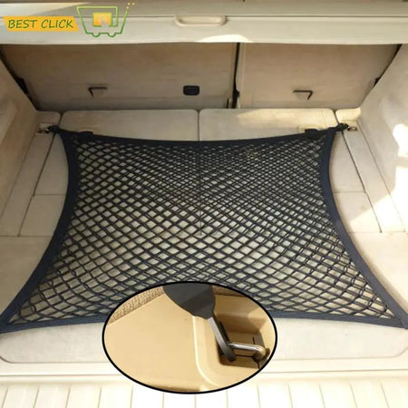 Rear Trunk Floor Cargo Net Mesh Storage Organizer Elastic layer Net For Mercedes Benz GL GLK GLA ML E Class For Porsche Cayenne by InterCyprus Trading Ltd