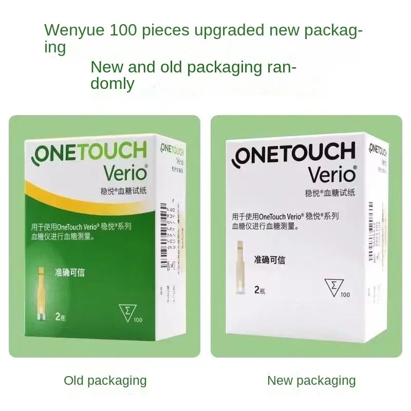 25 50 100Pcs Onetouch Verio Test Strips - Accurate Readings