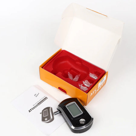 AT6000 Digital Alcohol Tester &ndash; Clear LCD Screen Display Alcohol Tester