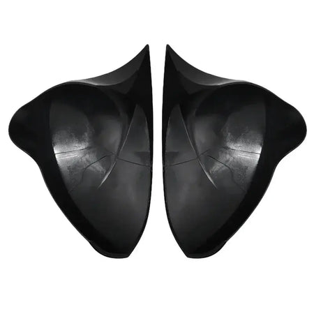 Mirror Cover Piano Black Exterior Accessories For Seat Ibiza 2008 - 2017 ABS Material by InterCyprus Trading Ltd