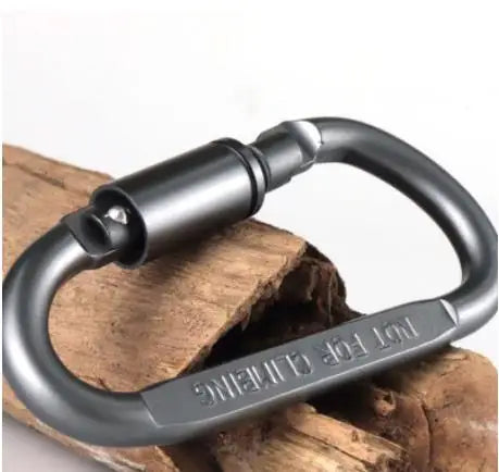 6pcs/lot Carabiner Travel Kit Camping Equipment Alloy Aluminum Survival Gear Camp Mountaineering Hook Carabiner Camping Accesso A