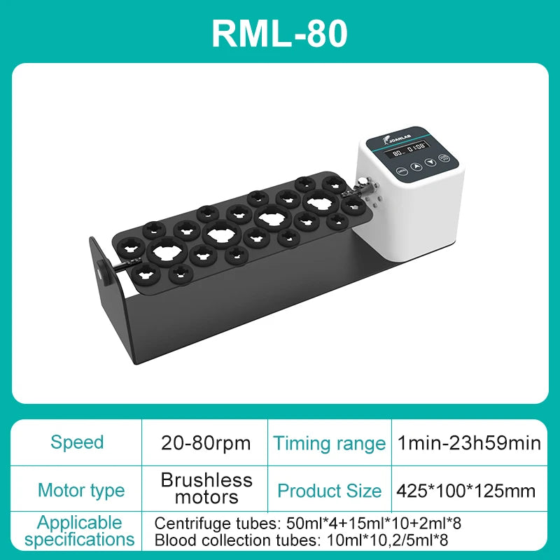 JOANLAB Long Axis Rotary Mixer &ndash; Efficient Blood Mixing Solution RML-80 / CHINA / UK Plug
