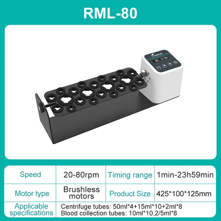JOANLAB Long Axis Rotary Mixer &ndash; Efficient Blood Mixing Solution RML-80 / CHINA / UK Plug