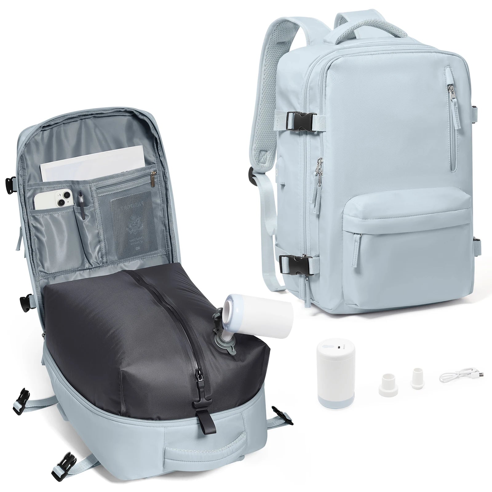 Vacpack Backpack &ndash; Unisex Travel Bag With Large Capacity