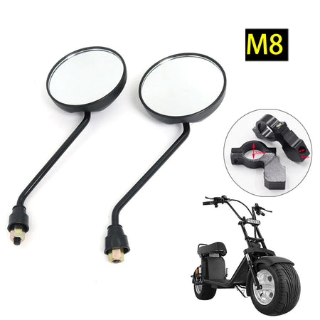 Electric Scooter Rearview Mirror &ndash; Universal Fit for Citycoco and Harley Models set
