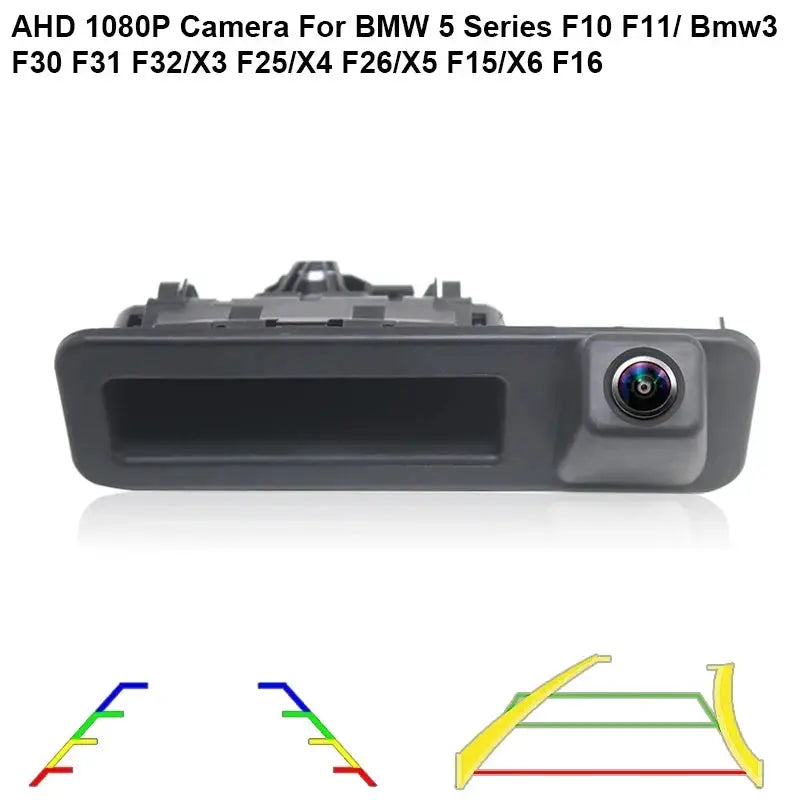 AHD 1080P Vehicle Trunk Handle Rear View Camera for BMW 5 Series F10 F11/ Bmw3 F30 F31 F32/X3 F25/X4 F26/X5 F15/X6 F16 by InterCyprus Trading Ltd