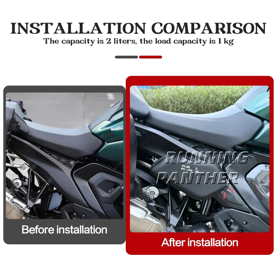 Ūdensizturīga sānu rīku soma 2L rāmis BMW R1300GS GS1300