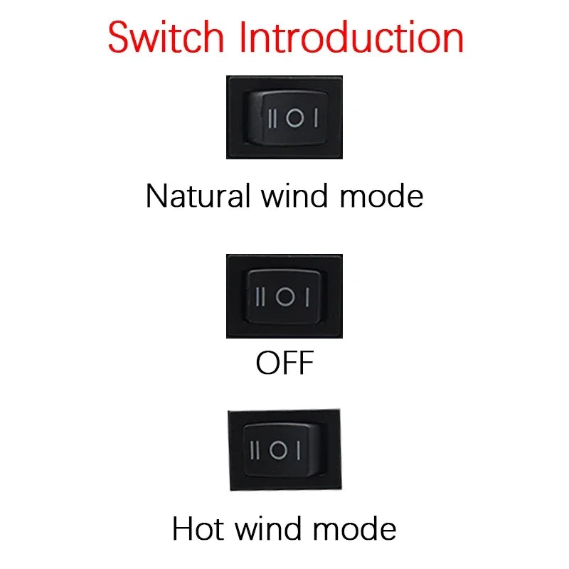 Lithium Warm Air Blower Heater &ndash; Hot And Cold Dual Mode