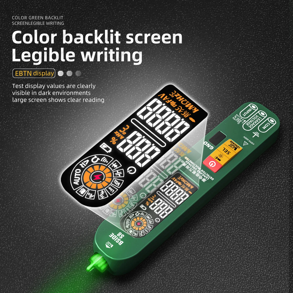 BSIDE Voltage Tester Smart Multimeter &ndash; Non Contact