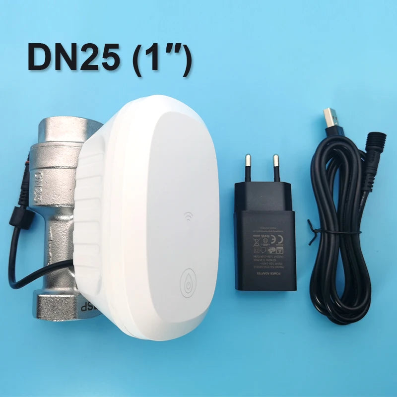 Gudrs WiFi ūdens vārsts ar taimeri, lietotnes kontrole, DN25 1in