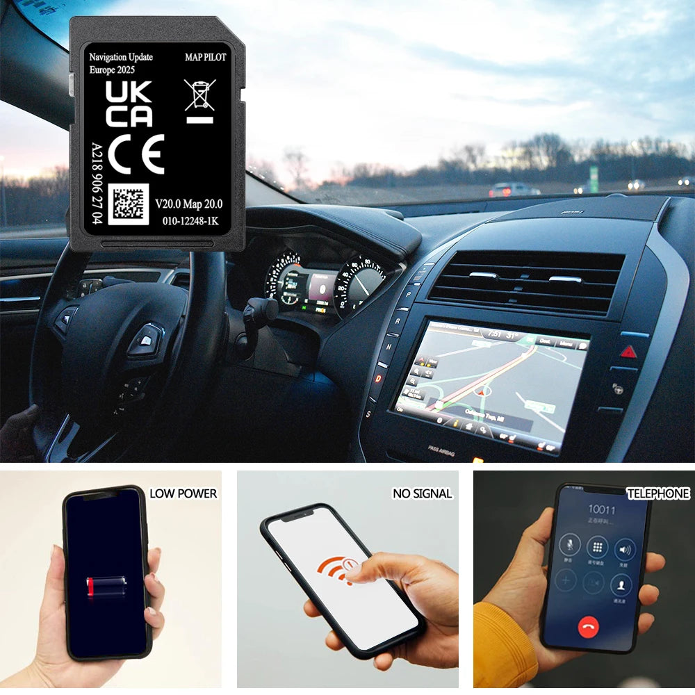 Mercedes GLE C292 2015 32GB SD Card &ndash; Europe Spain Map