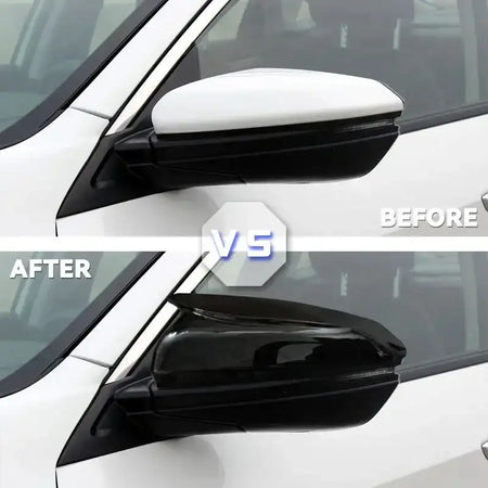 Horn ABS Carbon Fiber Mirror Covers Honda Civic 10th Gen