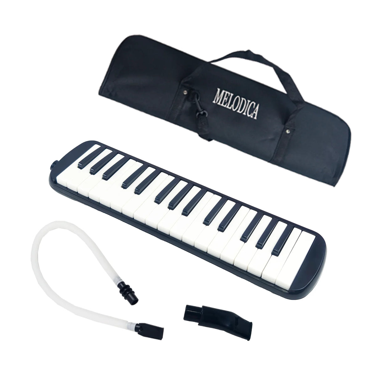 Miwayer 32 Keys Melodica Mouth Organ &ndash; Easy to Learn 32 Key  Black