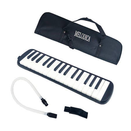 Miwayer 32 Keys Melodica Mouth Organ &ndash; Easy to Learn 32 Key  Black