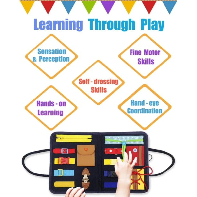 Sensory Play Board &ndash; Engaging Montessori Learning Toy for Toddlers