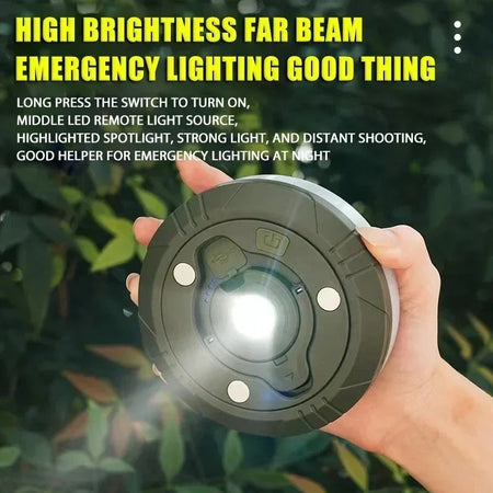 4-in-1 LED Rechargeable Camping Light &ndash; Versatile Outdoor and Festive Decor