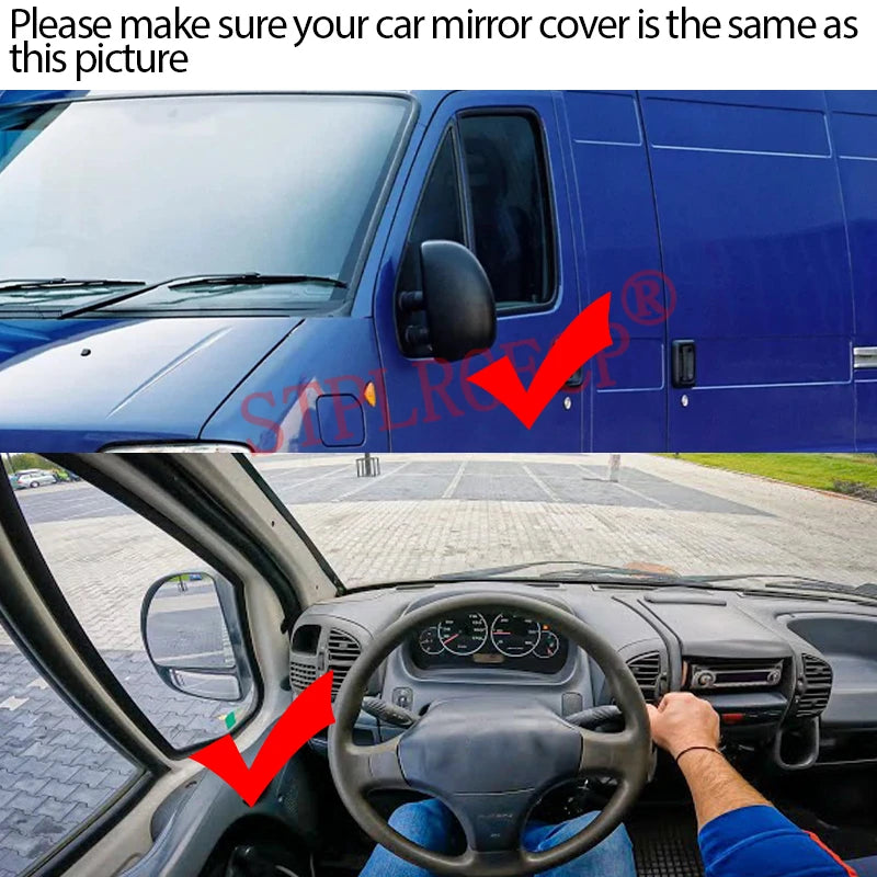 Espejo calefaccionado de vidrio para Fiat Ducato Citroen Jumper Boxer 2002-2006