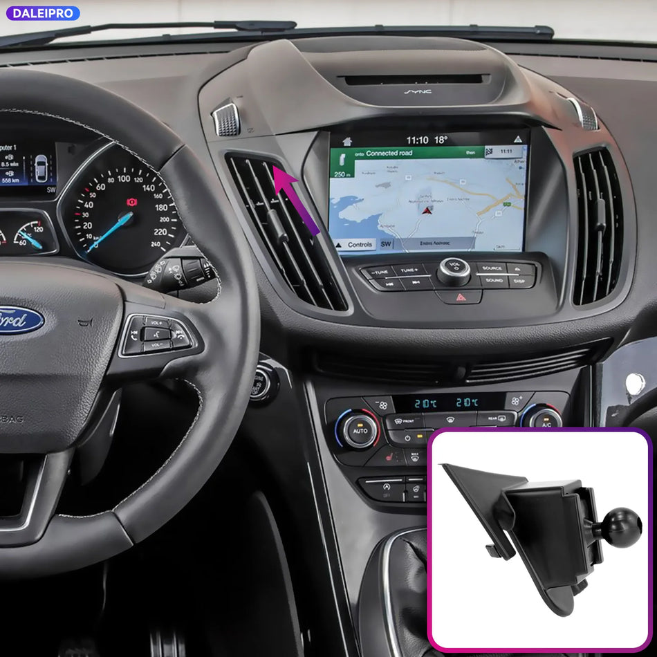 Основата за държач за телефон за Ford Kuga Escape 2012-2019 с 66W зареждане