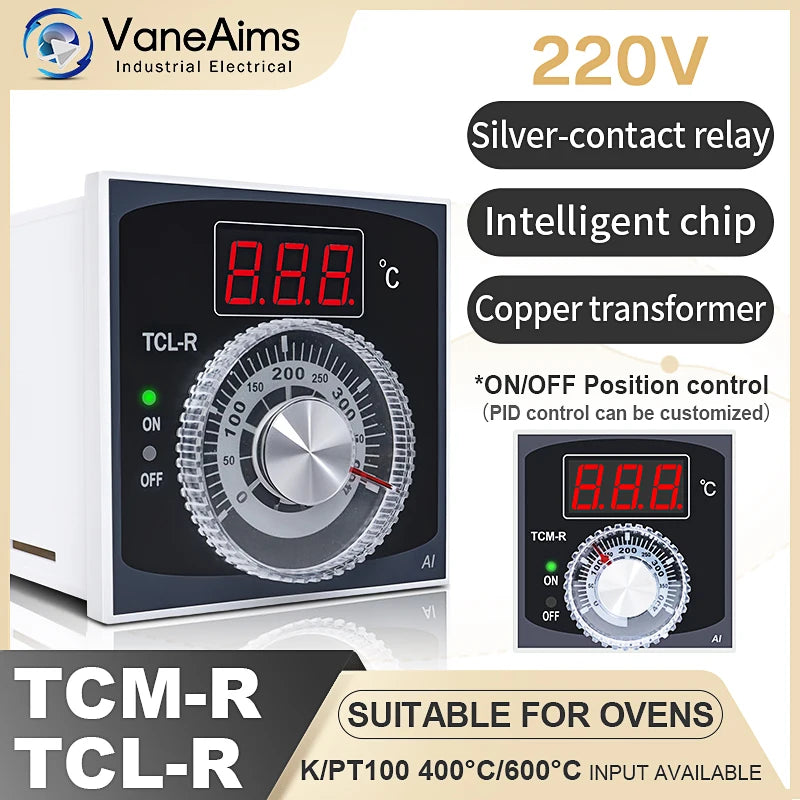 AC220V Knob Type Digital Thermostat &ndash; Easy Temperature Control