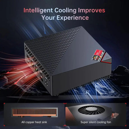 KAMRUI Ryzen 7 5700U Mini Gaming PC 16GB RAM 512GB SSD