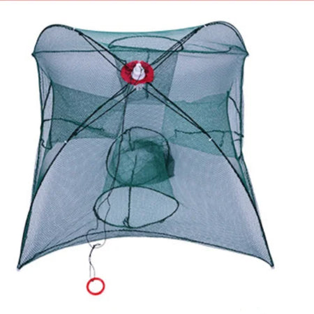 Portable Fishing Net: Foldable Nylon Fish Trap with 24 Holes 4 HOLES / CHINA