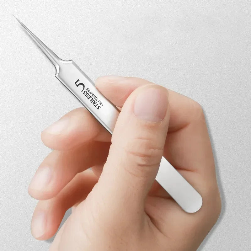 German Ultra-fine Blackhead Clip Tweezers | Professional Beauty Tool
